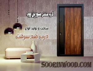 نمونه درب ضد سرقت ماکان عمودی